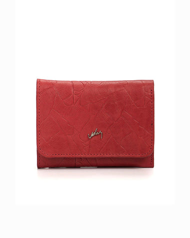 Billetera de cuero femenino vega origen Velez#color_302-rojo