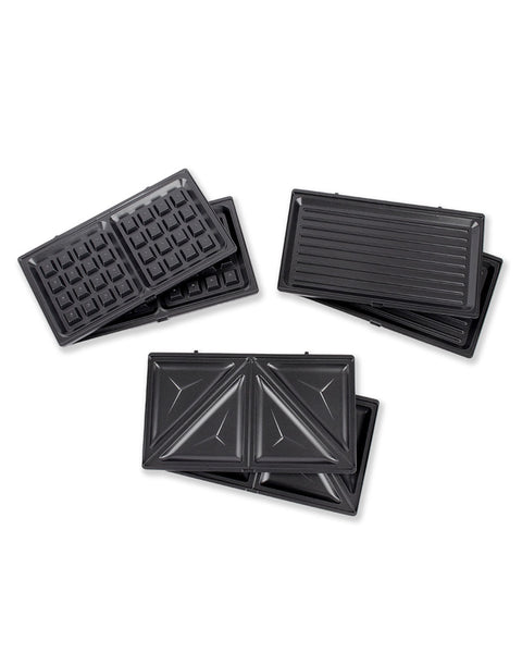 Sanguchera 3 en 1 con Placas Intercambiables#color_negro