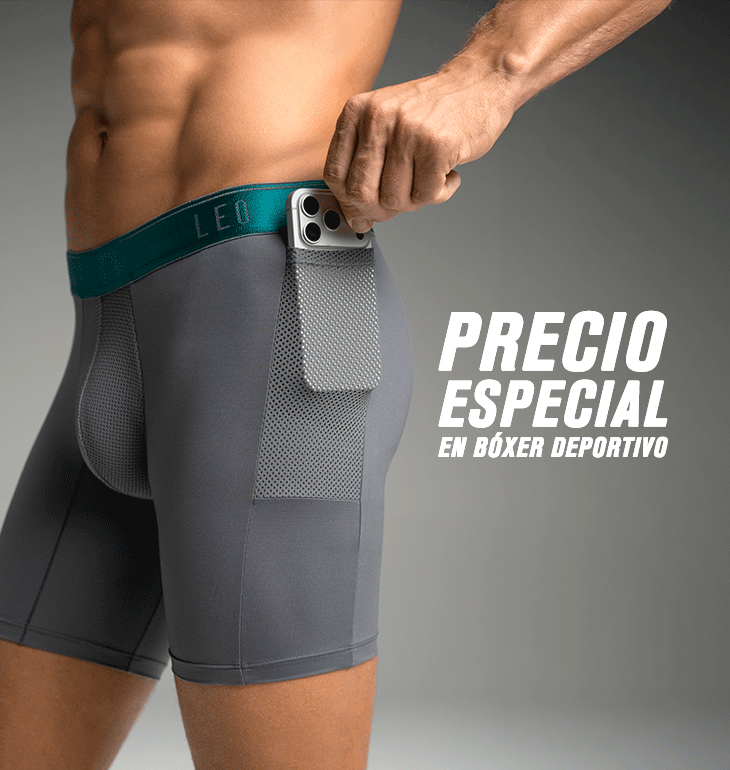 Precio especial en bóxer deportivo 