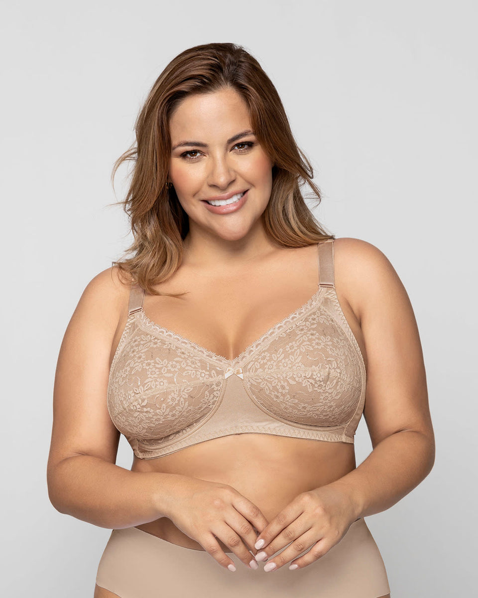 Brasier sin arco con copas en encaje