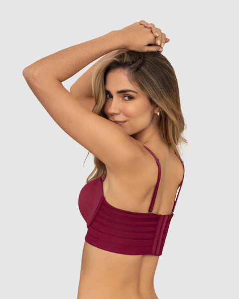 Brasier tipo bustier support strapless#color_259-vino