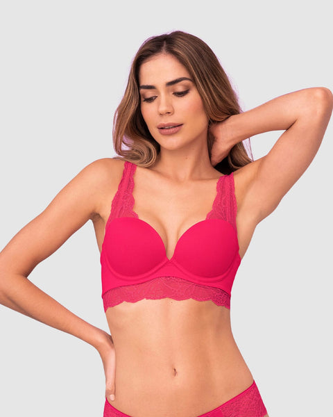 Brasier básico con copas suaves y ligeras bra sexy essential#color_942-fucsia