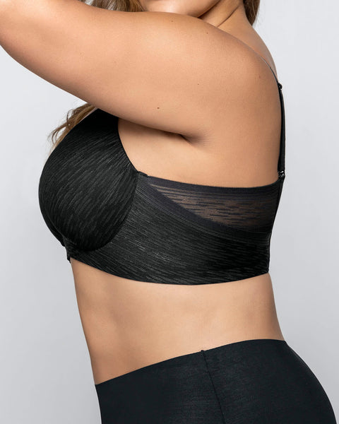 Brasier con cubrimiento total del busto comfort fit#color_700-negro