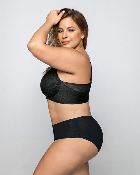 Brasier con cubrimiento total del busto comfort fit#color_700-negro