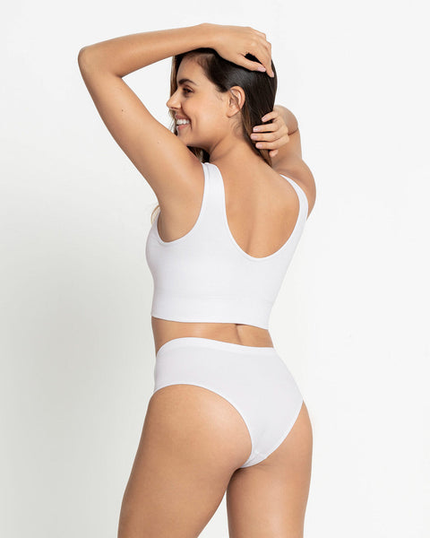 Top seamless de copas extraíbles sin costuras#color_000-blanco