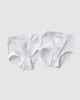 Calzón clásico de control suave en abdomen paquete x2#color_000-blanco