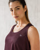 Camiseta deportiva de secado rápido y silueta semiajustada para mujer#color_349-vino