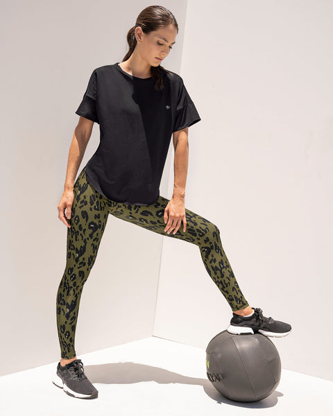 Legging de tiro alto control en abdomen y muslos en material bio-pet#color_182-estampado-animal