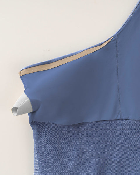 Traje de baño entero de control suave de abdomen#color_512-azul