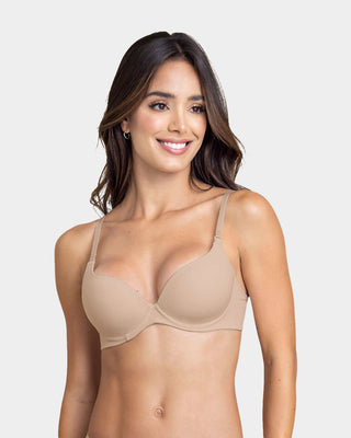 Brasier de realce medio con cargaderas multiusos#color_802-cafe-claro