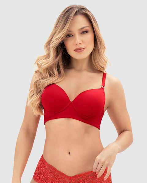 Brasier triangular de realce alto#color_340-rojo