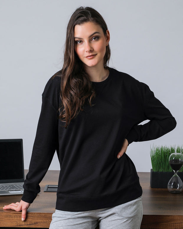 Camiseta manga larga tipo sweatshirt hecha en perú#color_700-negro