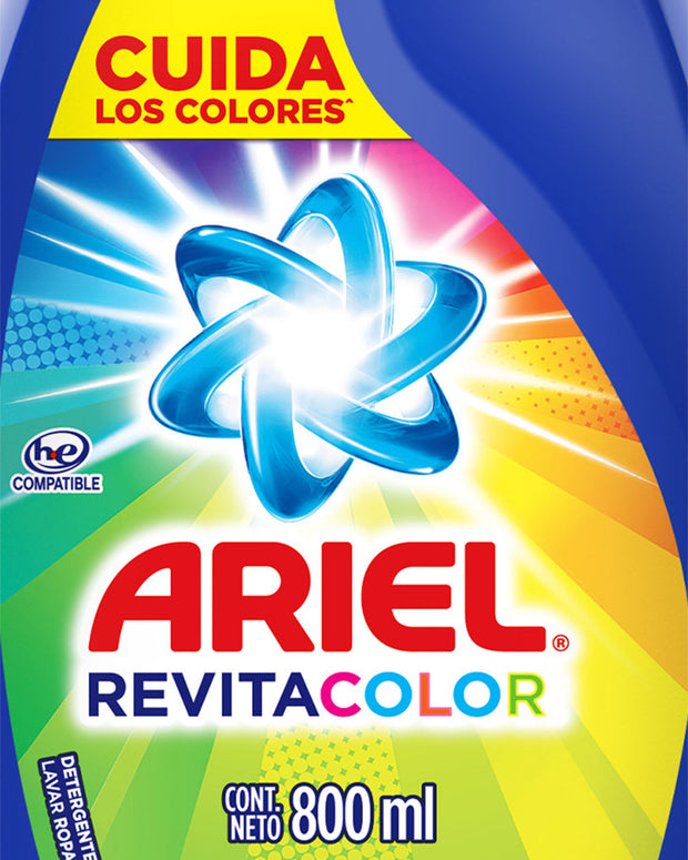Detergente líquido ariel revitacolor 800ml#color_revitacolor