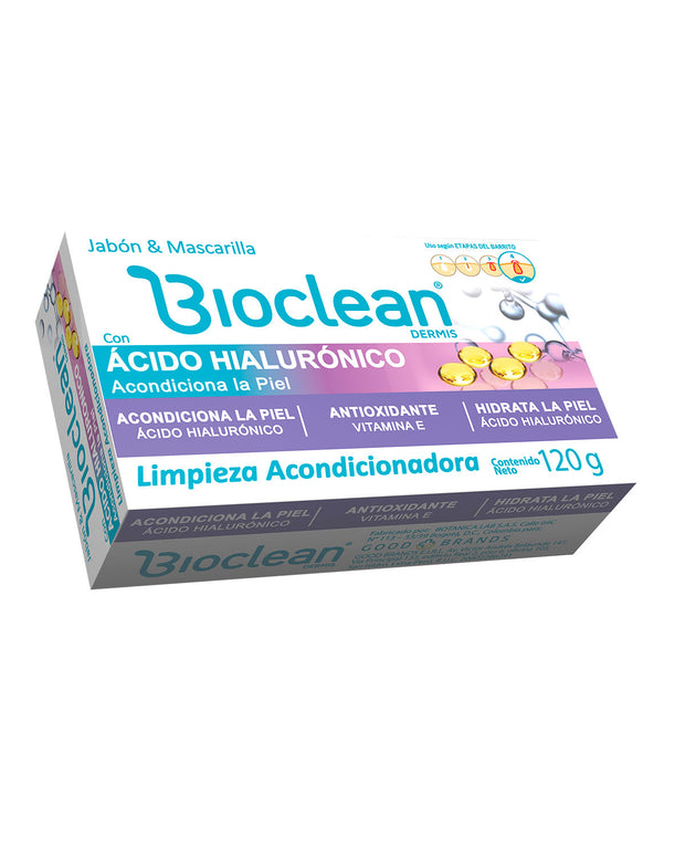 Bioclean jabon & mascarilla acido hialuronico 120gr#color_hialuronico