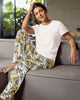 Conjunto de pijama de pantalón largo#color_145-blanco-estampado