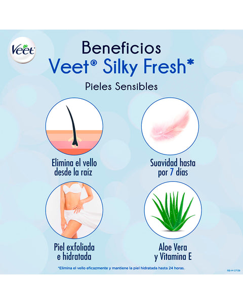 Veet crema depilatoria pieles sensibles aloe vera y vitamina e#color_sin-color