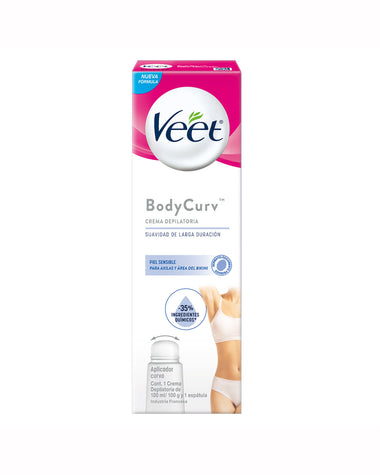 Veet® crema depilatoria piel sensible para bikini y axilas#color_sin-color