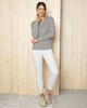 Camisa manga larga básica para mujer#color_717-gris-jaspe