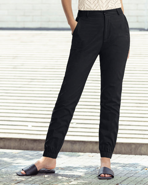 Pantalón exterior jogger mujer#color_700-negro