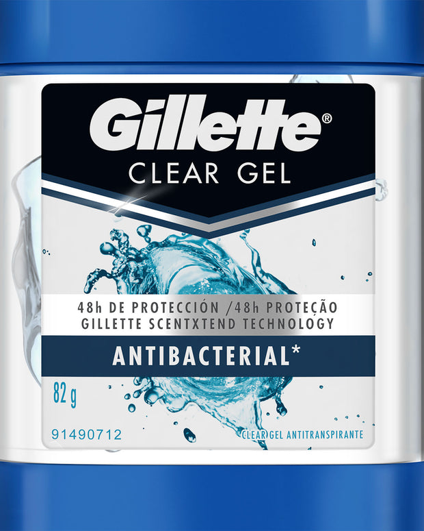 Antitranspirante cleargel gillette antibac 82gr#color_antibacterial