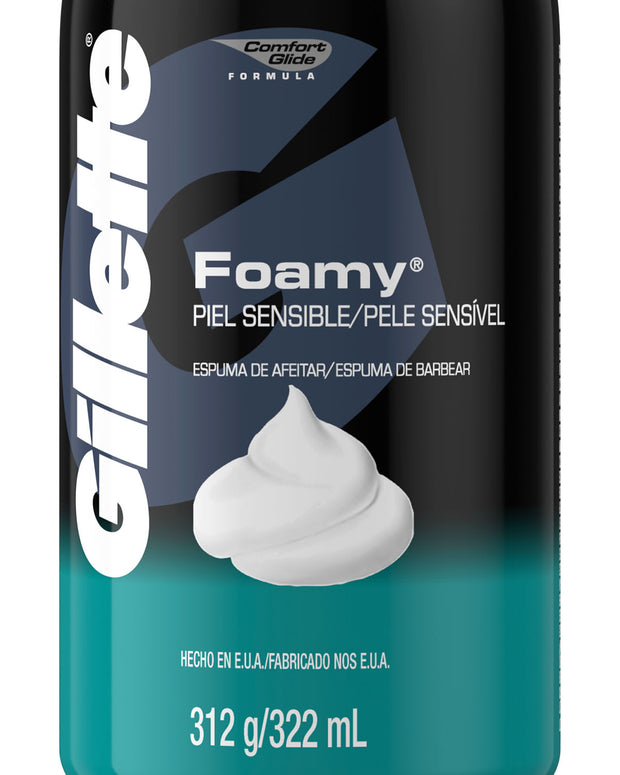 Espuma de afeitar gillette foamy sensitive#color_002-sensitive