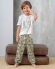 Camiseta de pijama con estampado localizado para niño#color_018-marfil