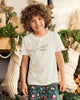 Camiseta de pijama con estampado localizado para niño#color_165-marfil