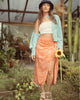 Falda midi con argolla decorativa en frente#color_145-estampado