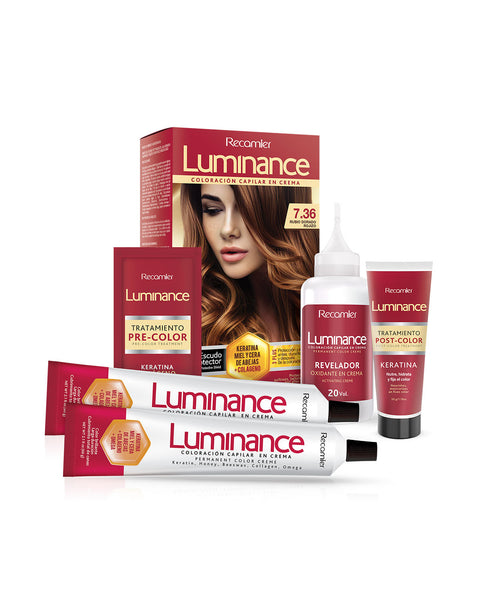 Coloración capilar en crema luminance kit doble tubo#color_000-castano-mediano