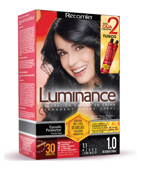 Coloración capilar en crema luminance kit doble tubo#color_701-negro-luminoso