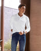 Camiseta tipo polo manga larga para hombre#color_000-blanco