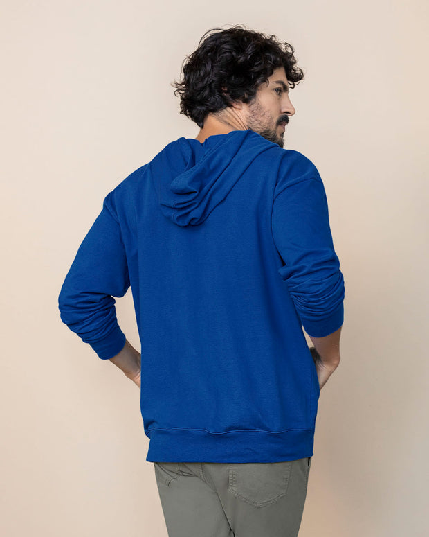 Camiseta manga larga  con bolsillo frontal funcional#color_547-azul