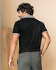 Camiseta tipo polo con cuello y mangas tejidos con botones funcionales#color_700-negro