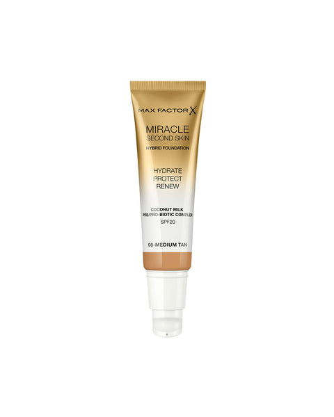 Max factor base de maquillaje miracle second skin#color_005-medium-tan