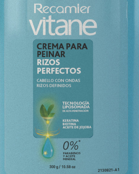 Crema de peinar rizos perfectos vitane#color_celeste