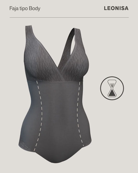 Faja tipo body con bralette incorporado con control de abdomen#all_variants